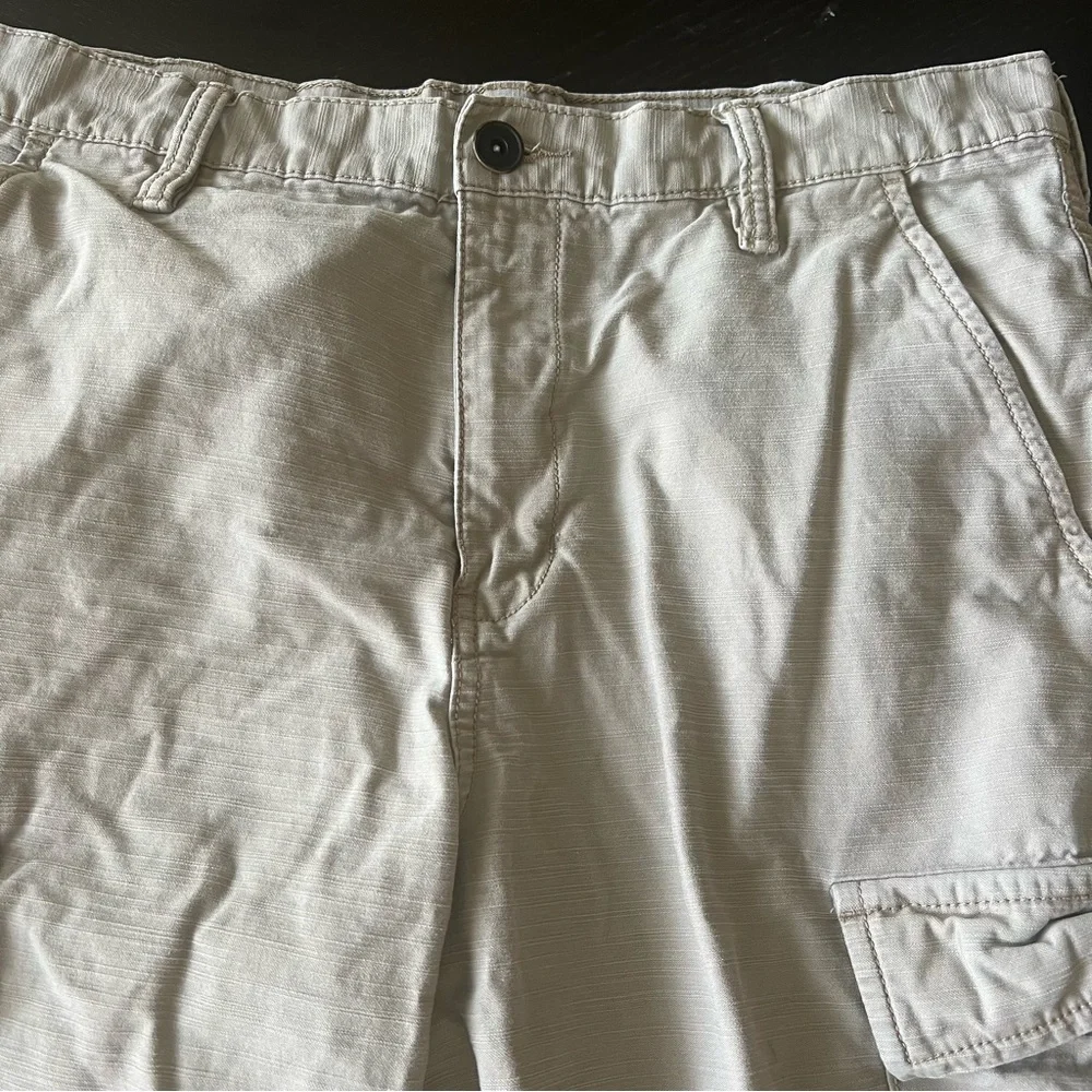 Amplify Men's Casual Cargo Shorts - khaki tan
